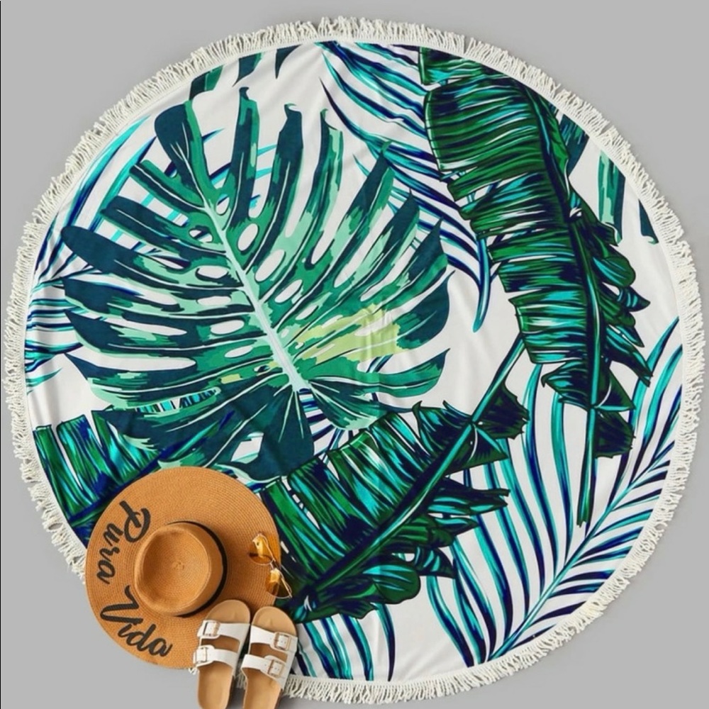 Monstera Beach Blanket